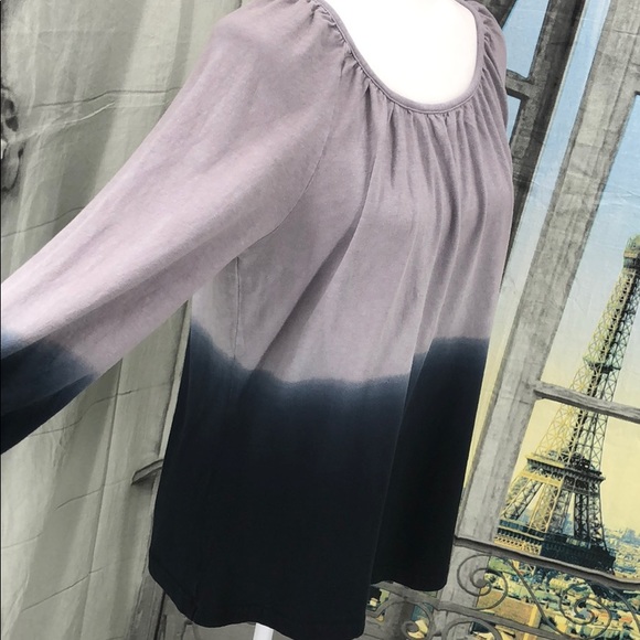 Royal Robbins Grey-Navy Ombré 3/4 Sleeve T Size L - Picture 2 of 8
